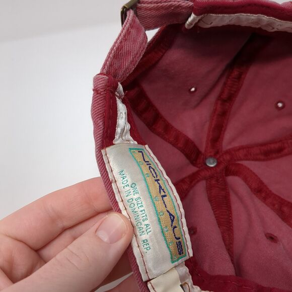 Nicklaus For Women Slideback Hat Red One Size Adjustable Embroidered 6 Panel - Picture 8 of 8